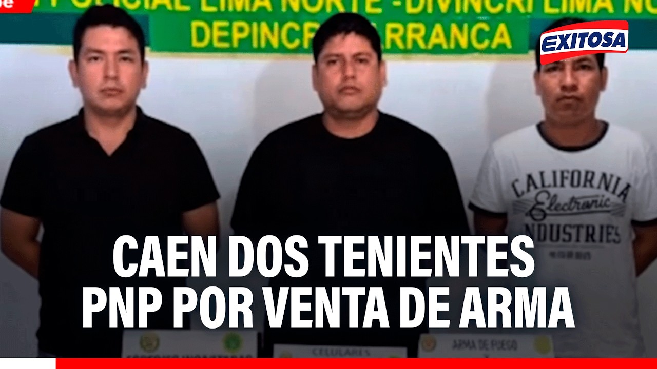 🔴🔵 Los agentes PNP estarían vinculados en la participación en la vdenta de un arma de fuego