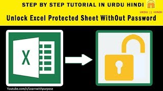 How to UnProtect Unlock Excel Password Protected Sheet 100% FREE