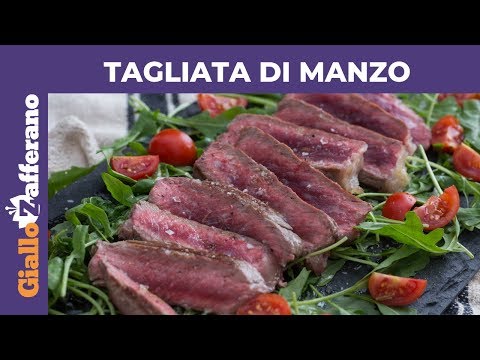 SLICED BEEF WITH Arugula AND CHERRY TOMATOES