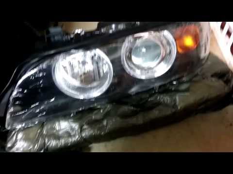 E39 BMW 528 540 530 525 headlight removal/installa