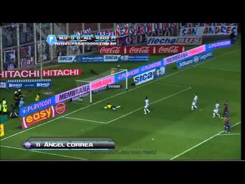 Gol de Correa. San Lorenzo 1 All Boys 0. Fecha 12. Torneo Inicial 2013