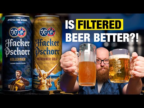 Hacker Pschorr Munich Gold vs Hacker Pschorr Keller Bier [German Beer Review]