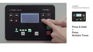 InteliLite4 Controller: Changing The Screen Brightness