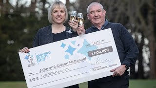 video: Couple won lottery three days before learning son had been given cancer all-clear 