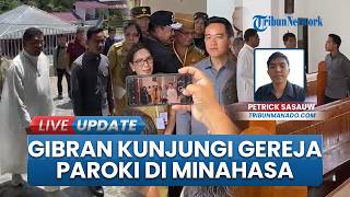 Wapres Gibran Kunjungi Gereja Katolik Bunda Hati Kudus Yesus Minahasa, Lihat Kondisi Pascagempa