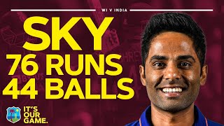 Suryakumar Yadav Batting! | 76 Runs Off 44 Balls | 3rd T20I | West Indies v India