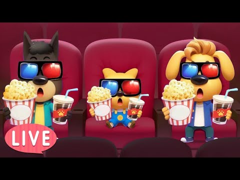 🔴LIVE | It's Movie Time | Good Manners | Sheriff Labrador Cartoon | Kids Videos for Kids