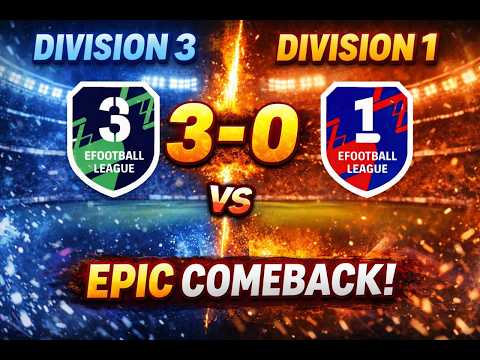 I Beat a Division 1 Player with a Weaker Squad (3–0) 😤🔥 | eFootball Ranked Match