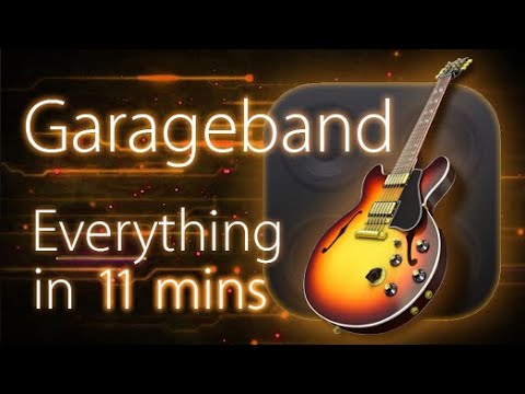 Garageband - Tutorial for Beginners in 11 MINUTES!  [ 2023 ]