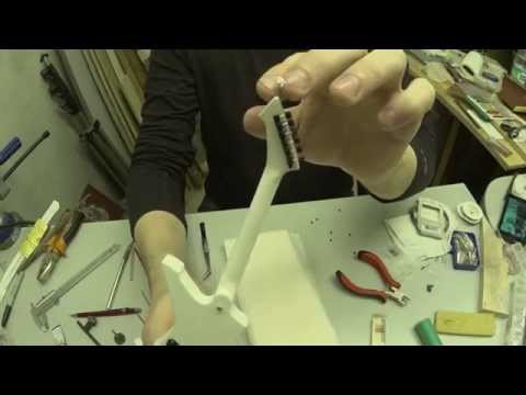 Building ESP Snakebyte miniature guitar. Handmade / homemade