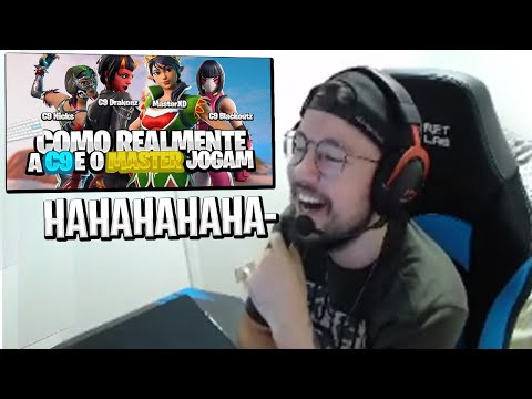 DRAKONZ REAGINDO AO MEU VIDEO ''COMO REALMENTE A C9 & MASTER JOGAM'' (FORTNITE)