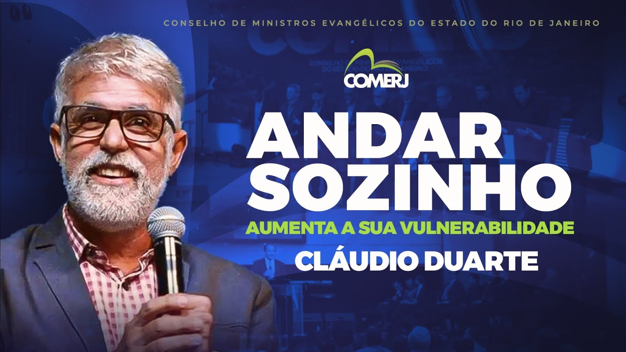 ANDAR SOZINHO AUMENTA A SUA VULNERABILIDADE - Cláudio Duarte