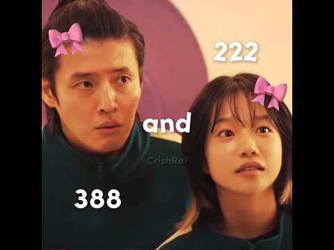 388 and 222 so cute 💞 | Squid Game | 2 season | edit