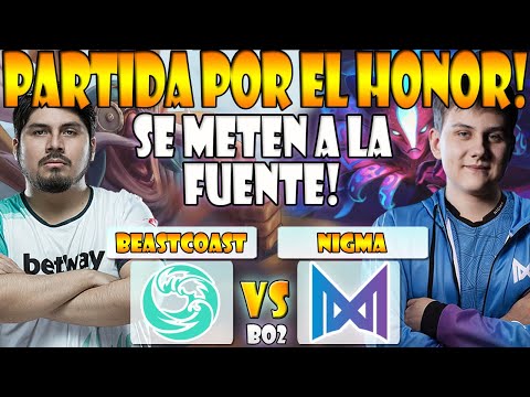 BEASTCOAST VS NIGMA BO2[GAME 2] MIRACLE VS K1 HECTOR -WEPLAY ANIMAJOR - DOTA 2 PRO