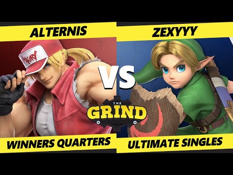 The Grind 185 Winners Quarters - Alternis (Terry) Vs. Zexyyy (Young Link) Smash Ultimate - SSBU