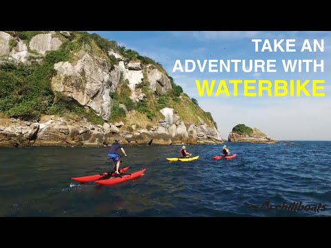 Crossing the Tijucas Islands with Chiliboats Water Bike! Amazing adventure!
