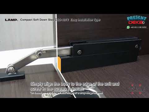 CSD-10-TV - Compact soft-down stay - Sugatsune Japan