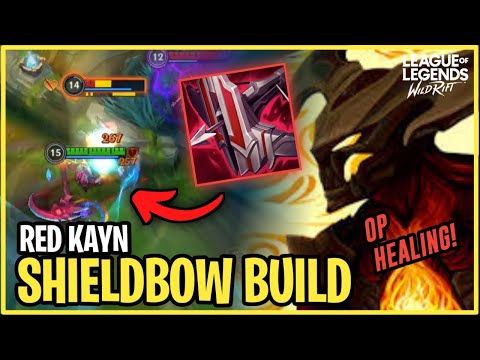 IMMORTAL SHIELDBOW ON RED KAYN IS ACTUALLY GOOD!! (OP HEALING BUILD!) | LoL WR #70