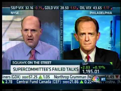 Sen. Toomey on CNBC's Squawk on the Street discussing the super committee's failure