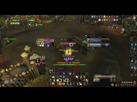 Ret Paladin 2v2 Arena : Church ( Disc-Ret ) VS  Affli Lock and Disc Priest