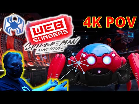 Avengers Campus | Web Slingers | NEW Spider-Man Ride | 4K POV