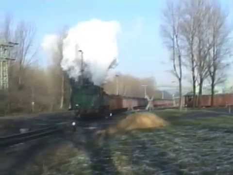 Dampflok des EBV bei der Grube Emil Mayrisch in Siersdorf