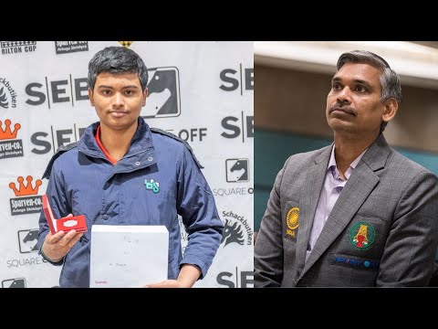 Coach R.B. Ramesh shows the best games of his GM student Pranesh