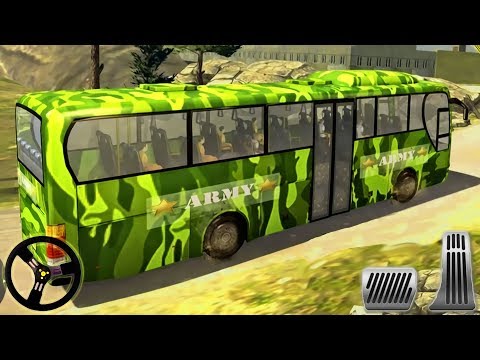 Offroad US Army Transport Prisoners - Bus Driving | Android Gameplay