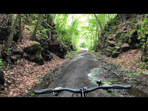 20 miles on the Air Line Trail from East Hampton to Willimantic