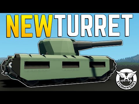 This TURRET Fits Right!?  -  Heavy Tank Build - Stormworks Search and Destroy