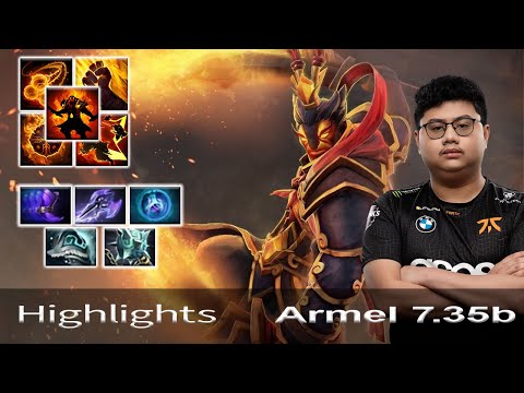 Midlane Matchup: Armel's Ember Spirit Vs. NothingToSay's Pangolier | Highlights | 7.35b
