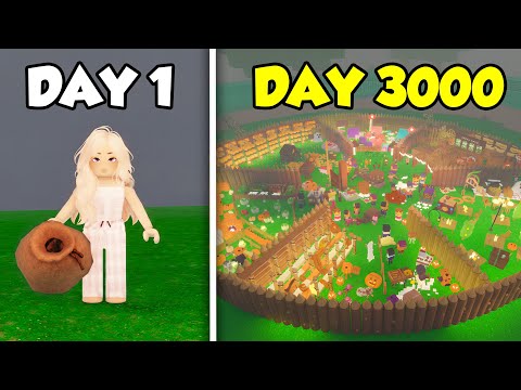 3000 Days to build BEST base in 99 Nights in the forest