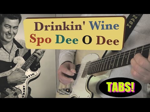 Rockabilly guitar lesson - Grady Martin, Johnny Burnette - Drinkin' Wine Spo-Dee-O-Dee