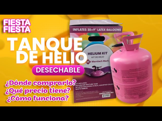 Vídeo relacionado con Pack 2 Bombonas de Helio para Globos (hasta 100 globos de latex no incluidos)