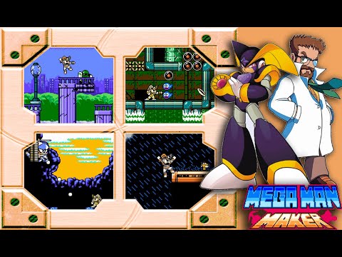 Mega Man Maker - Bass vs Cossack - Full Game