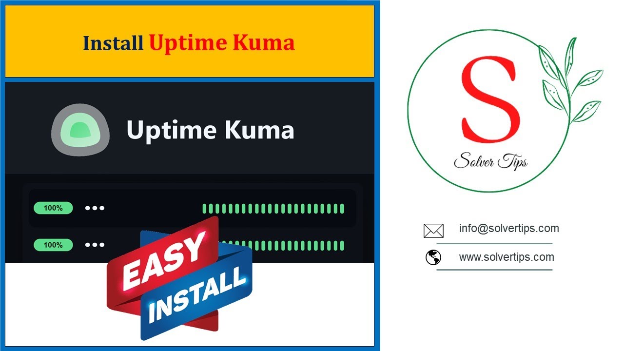 How to Install Uptime Kuma - Application & Service Monitoring Tool