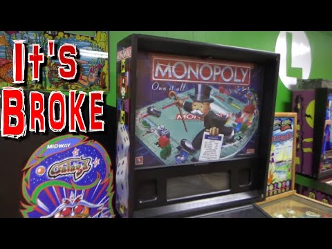 Somebody Once Tried To Sell Me A STOLEN Stern Monopoly Pinball - The Newest Machine We've Repaired?