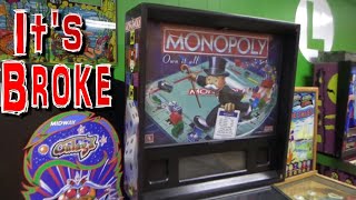 Somebody Once Tried To Sell Me A STOLEN Stern Monopoly Pinball - The Newest Machine We've Repaired?