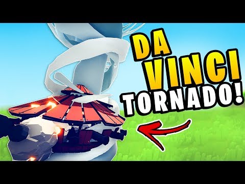 TABS - TORNADO TANK! Da Vinci Tank 1v1 Every Unit - Totally Accurate Battle Simulator Renassaince
