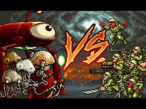 [METAL SLUG ATTACK] Martian Army vs Rebel Infantry