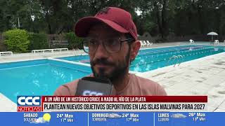 A UN AÑO DE UN HISTÓRICO CRUCE A NADO AL RÍO DE LA PLATA