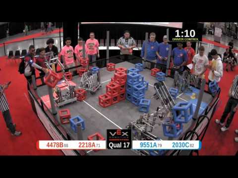 2015 VRC Sci Q17 - 4478B 2218A vs 9551A 2030C - 52 to 13 - VEX Worlds 2015 - Science Division