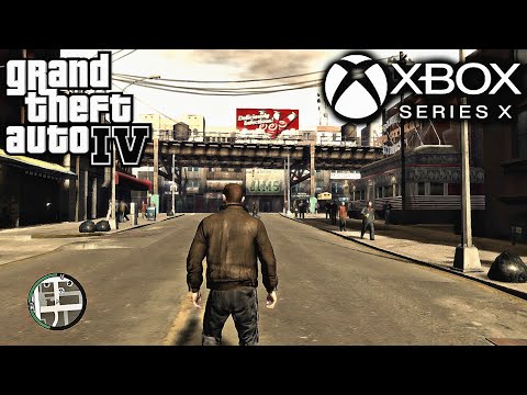 GTA 4 (Grand Theft Auto IV) - Xbox Series X Gameplay