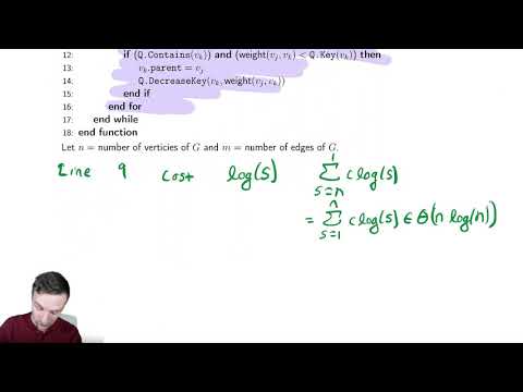 Minimum Spanning Trees 5 - Prim's Algorithm with a data structure
