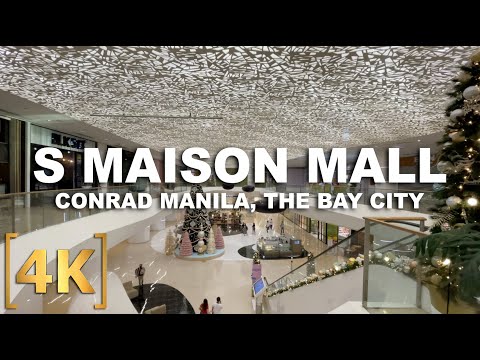 Pasay City's Most Luxurious Mall - S Maison at Conrad Manila | Walking Tour | 4K | Philippines