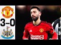 Manchester United vs Newcastle 3-0 - All Goals and Highlights - 2024 🔥 BRUNO