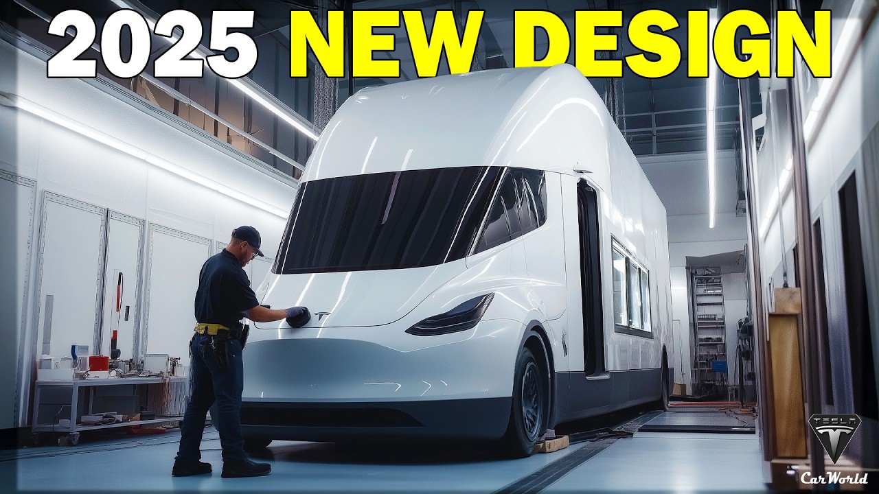 Elon Musk LEAKED Tesla Van Coming! Exclusive Design, 400 Miles Range & Best Inside ! First Look