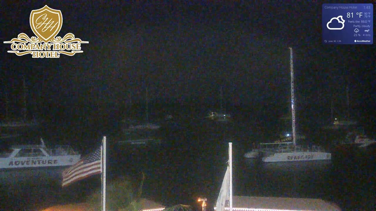 Live webcam view of Veleros en el Puerto de Christiansted