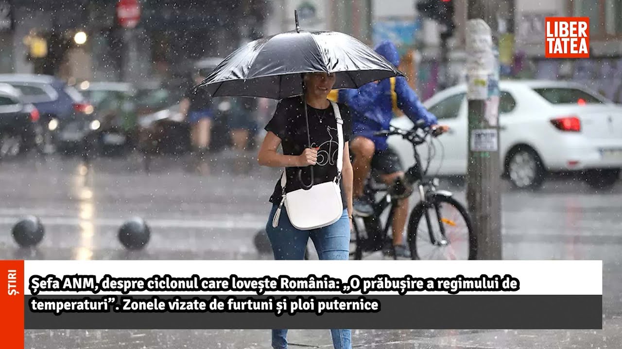Șefa ANM, despre ciclonul care lovește România: „O prăbușire a regimului de temperaturi”|Libertatea