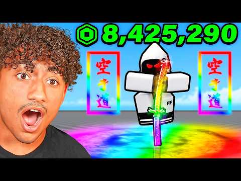 Spending $5,938,837 For The NEW CHROMA NINJA KATANA in Blade Ball..